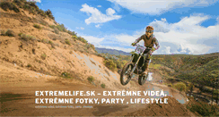 Desktop Screenshot of extremelife.sk